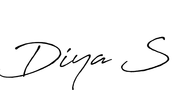 See photos of Diya S official signature by Spectra . Check more albums & portfolios. Read reviews & check more about Antro_Vectra_Bolder font. Diya S signature style 7 images and pictures png