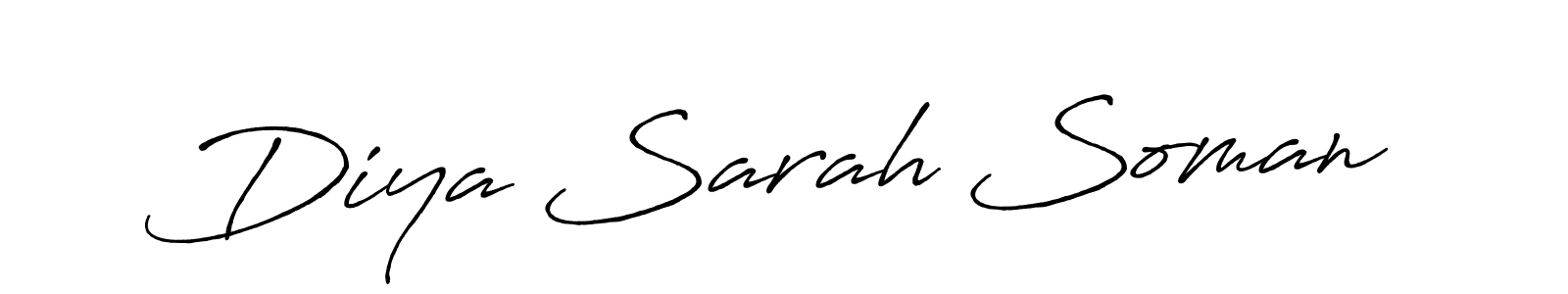 Make a short Diya Sarah Soman signature style. Manage your documents anywhere anytime using Antro_Vectra_Bolder. Create and add eSignatures, submit forms, share and send files easily. Diya Sarah Soman signature style 7 images and pictures png