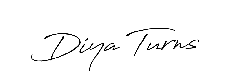 You should practise on your own different ways (Antro_Vectra_Bolder) to write your name (Diya Turns) in signature. don't let someone else do it for you. Diya Turns signature style 7 images and pictures png