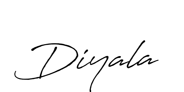 if you are searching for the best signature style for your name Diyala. so please give up your signature search. here we have designed multiple signature styles  using Antro_Vectra_Bolder. Diyala signature style 7 images and pictures png