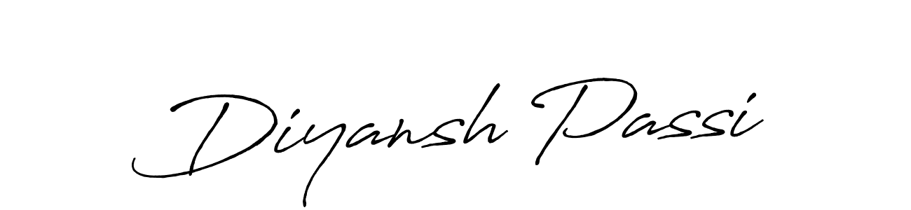 This is the best signature style for the Diyansh Passi name. Also you like these signature font (Antro_Vectra_Bolder). Mix name signature. Diyansh Passi signature style 7 images and pictures png