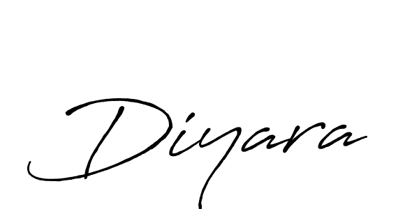 Design your own signature with our free online signature maker. With this signature software, you can create a handwritten (Antro_Vectra_Bolder) signature for name Diyara. Diyara signature style 7 images and pictures png
