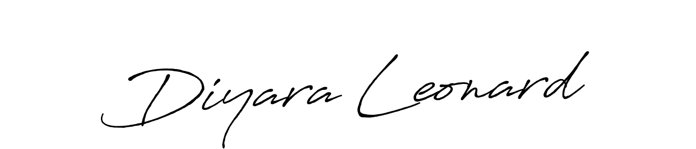 Make a beautiful signature design for name Diyara Leonard. Use this online signature maker to create a handwritten signature for free. Diyara Leonard signature style 7 images and pictures png
