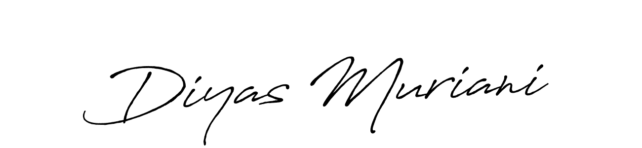 You can use this online signature creator to create a handwritten signature for the name Diyas Muriani. This is the best online autograph maker. Diyas Muriani signature style 7 images and pictures png