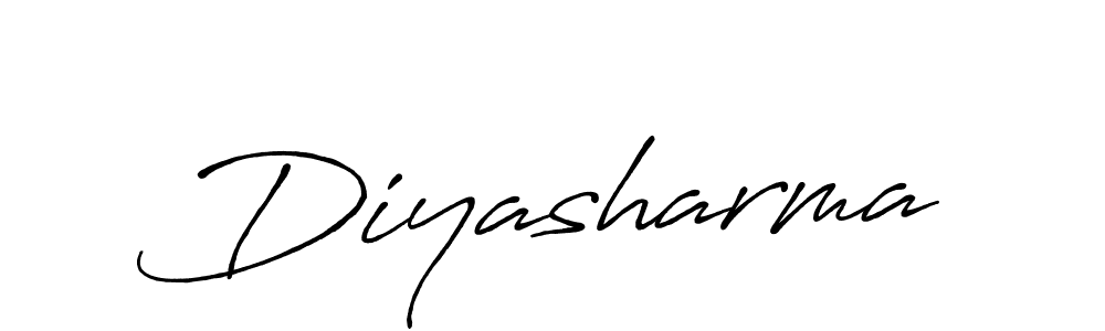 You should practise on your own different ways (Antro_Vectra_Bolder) to write your name (Diyasharma) in signature. don't let someone else do it for you. Diyasharma signature style 7 images and pictures png