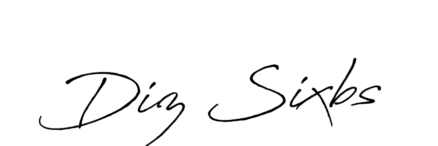 Also we have Diz Sixbs name is the best signature style. Create professional handwritten signature collection using Antro_Vectra_Bolder autograph style. Diz Sixbs signature style 7 images and pictures png