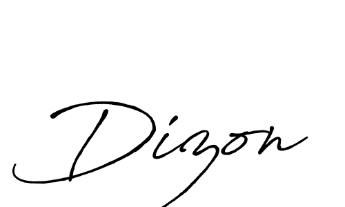 Once you've used our free online signature maker to create your best signature Antro_Vectra_Bolder style, it's time to enjoy all of the benefits that Dizon name signing documents. Dizon signature style 7 images and pictures png