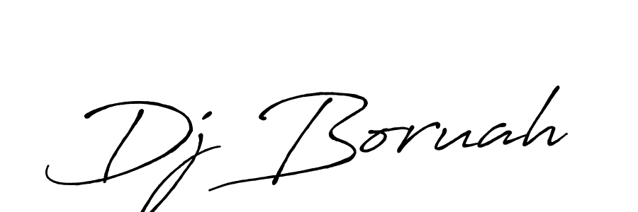 It looks lik you need a new signature style for name Dj Boruah. Design unique handwritten (Antro_Vectra_Bolder) signature with our free signature maker in just a few clicks. Dj Boruah signature style 7 images and pictures png