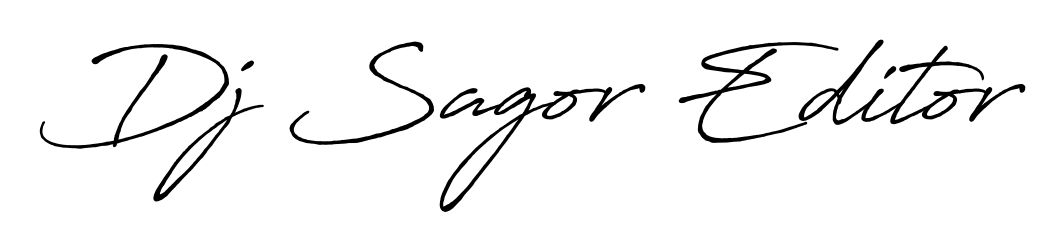 A classic penmanship look for Dj Sagor Editor. The Antro_Vectra_Bolder font brings timeless elegance and confidence to every signed document. Dj Sagor Editor signature style 7 images and pictures png