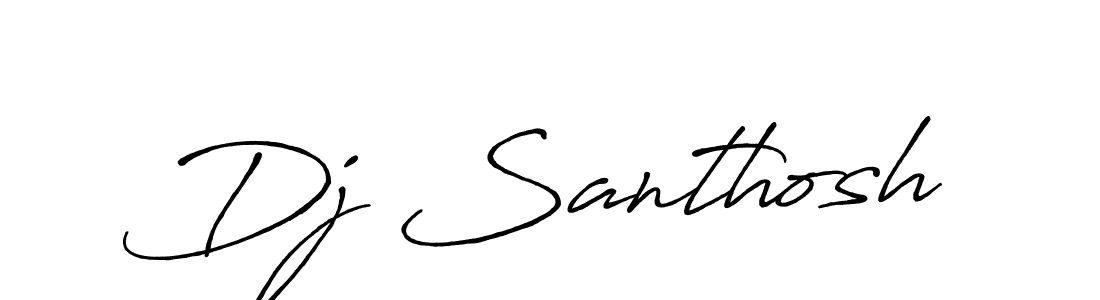 Best and Professional Signature Style for Dj Santhosh. Antro_Vectra_Bolder Best Signature Style Collection. Dj Santhosh signature style 7 images and pictures png