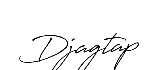 Djagtap stylish signature style. Best Handwritten Sign (Antro_Vectra_Bolder) for my name. Handwritten Signature Collection Ideas for my name Djagtap. Djagtap signature style 7 images and pictures png