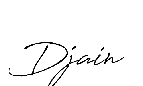 Create a beautiful signature design for name Djain. With this signature (Antro_Vectra_Bolder) fonts, you can make a handwritten signature for free. Djain signature style 7 images and pictures png