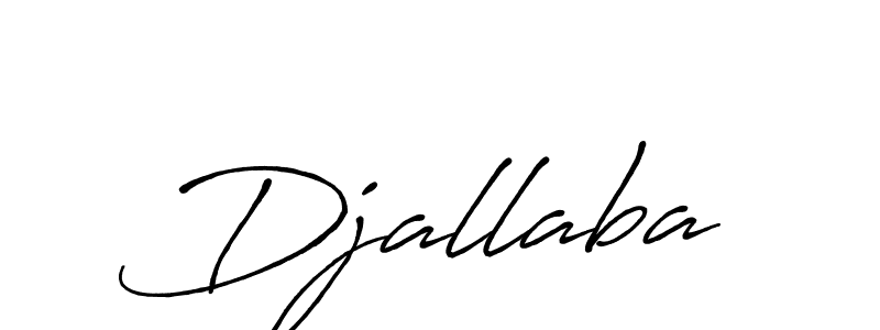 Make a beautiful signature design for name Djallaba. With this signature (Antro_Vectra_Bolder) style, you can create a handwritten signature for free. Djallaba signature style 7 images and pictures png