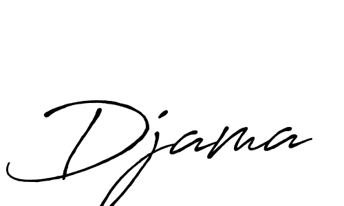 Design your own signature with our free online signature maker. With this signature software, you can create a handwritten (Antro_Vectra_Bolder) signature for name Djama. Djama signature style 7 images and pictures png