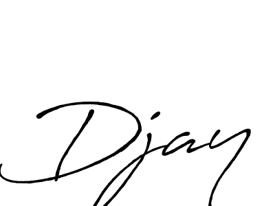 Design your own signature with our free online signature maker. With this signature software, you can create a handwritten (Antro_Vectra_Bolder) signature for name Djay. Djay signature style 7 images and pictures png