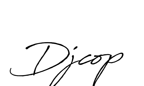 You should practise on your own different ways (Antro_Vectra_Bolder) to write your name (Djcop) in signature. don't let someone else do it for you. Djcop signature style 7 images and pictures png