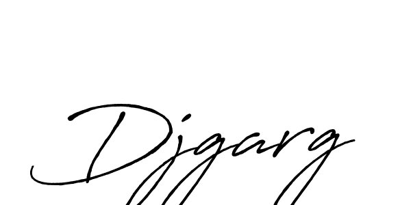 Make a beautiful signature design for name Djgarg. With this signature (Antro_Vectra_Bolder) style, you can create a handwritten signature for free. Djgarg signature style 7 images and pictures png