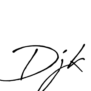 Also You can easily find your signature by using the search form. We will create Djk name handwritten signature images for you free of cost using Antro_Vectra_Bolder sign style. Djk signature style 7 images and pictures png