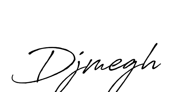 Create a beautiful signature design for name Djmegh. With this signature (Antro_Vectra_Bolder) fonts, you can make a handwritten signature for free. Djmegh signature style 7 images and pictures png