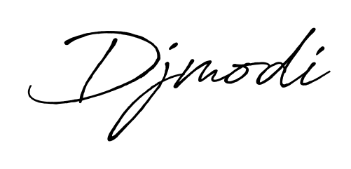 Elevate your brand with a stunning Djmodi eSignature. The Antro_Vectra_Bolder style provides a balanced, flowing aesthetic for everyday signing. Djmodi signature style 7 images and pictures png