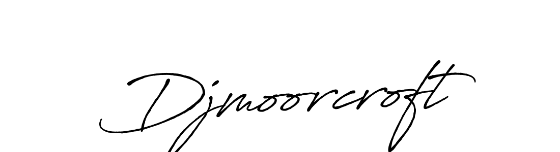 How to make Djmoorcroft signature? Antro_Vectra_Bolder is a professional autograph style. Create handwritten signature for Djmoorcroft name. Djmoorcroft signature style 7 images and pictures png