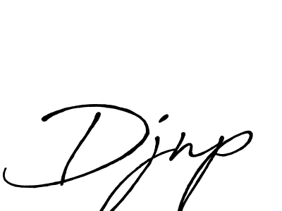 Djnp stylish signature style. Best Handwritten Sign (Antro_Vectra_Bolder) for my name. Handwritten Signature Collection Ideas for my name Djnp. Djnp signature style 7 images and pictures png