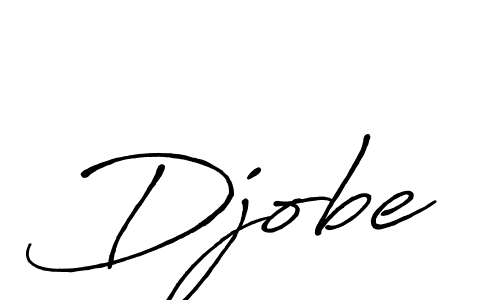 How to make Djobe signature? Antro_Vectra_Bolder is a professional autograph style. Create handwritten signature for Djobe name. Djobe signature style 7 images and pictures png
