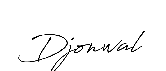 Create a beautiful signature design for name Djonwal. With this signature (Antro_Vectra_Bolder) fonts, you can make a handwritten signature for free. Djonwal signature style 7 images and pictures png