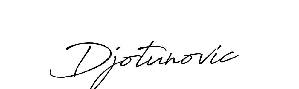 if you are searching for the best signature style for your name Djotunovic. so please give up your signature search. here we have designed multiple signature styles  using Antro_Vectra_Bolder. Djotunovic signature style 7 images and pictures png