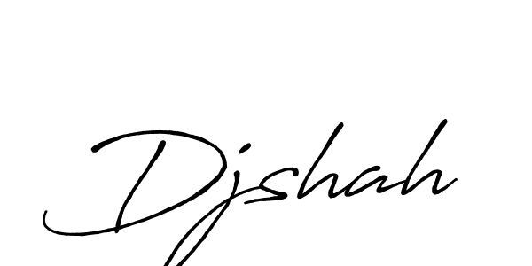 How to make Djshah signature? Antro_Vectra_Bolder is a professional autograph style. Create handwritten signature for Djshah name. Djshah signature style 7 images and pictures png