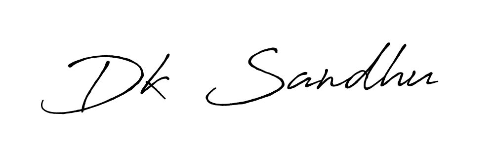 Also You can easily find your signature by using the search form. We will create Dk  Sandhu name handwritten signature images for you free of cost using Antro_Vectra_Bolder sign style. Dk  Sandhu signature style 7 images and pictures png