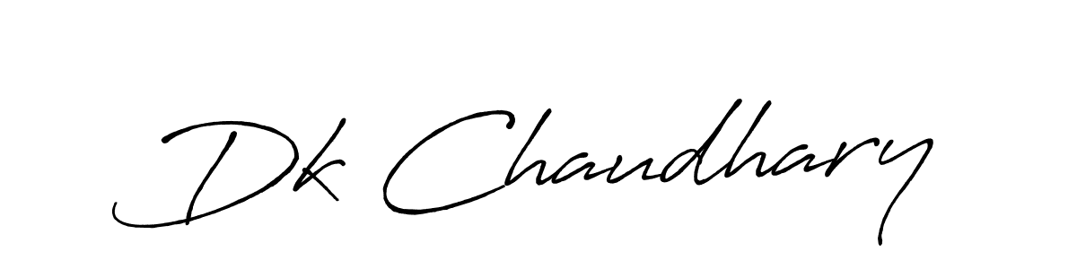 It looks lik you need a new signature style for name Dk Chaudhary. Design unique handwritten (Antro_Vectra_Bolder) signature with our free signature maker in just a few clicks. Dk Chaudhary signature style 7 images and pictures png