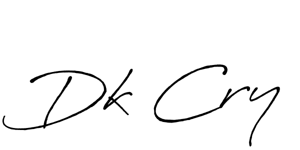 Also we have Dk Cry name is the best signature style. Create professional handwritten signature collection using Antro_Vectra_Bolder autograph style. Dk Cry signature style 7 images and pictures png