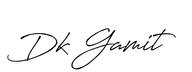 Also we have Dk Gamit name is the best signature style. Create professional handwritten signature collection using Antro_Vectra_Bolder autograph style. Dk Gamit signature style 7 images and pictures png