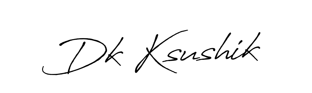 Use a signature maker to create a handwritten signature online. With this signature software, you can design (Antro_Vectra_Bolder) your own signature for name Dk Ksushik. Dk Ksushik signature style 7 images and pictures png
