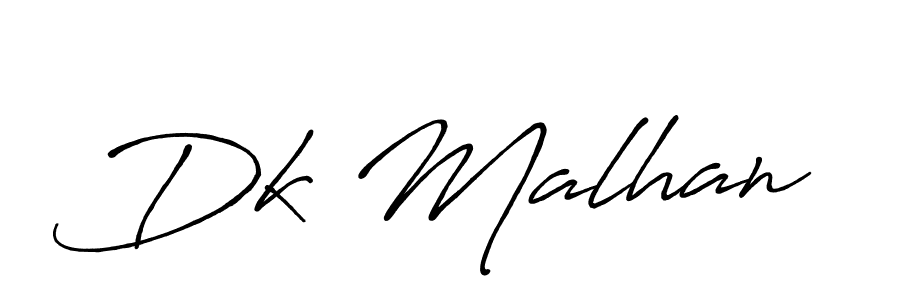 Make a beautiful signature design for name Dk Malhan. Use this online signature maker to create a handwritten signature for free. Dk Malhan signature style 7 images and pictures png
