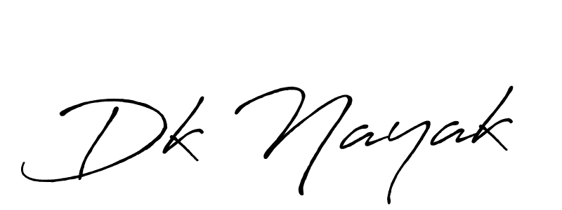 Use a signature maker to create a handwritten signature online. With this signature software, you can design (Antro_Vectra_Bolder) your own signature for name Dk Nayak. Dk Nayak signature style 7 images and pictures png