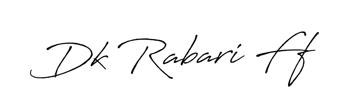 Make a short Dk Rabari Ff signature style. Manage your documents anywhere anytime using Antro_Vectra_Bolder. Create and add eSignatures, submit forms, share and send files easily. Dk Rabari Ff signature style 7 images and pictures png