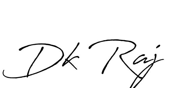 How to make Dk Raj signature? Antro_Vectra_Bolder is a professional autograph style. Create handwritten signature for Dk Raj name. Dk Raj signature style 7 images and pictures png