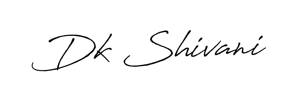 Make a beautiful signature design for name Dk Shivani. Use this online signature maker to create a handwritten signature for free. Dk Shivani signature style 7 images and pictures png