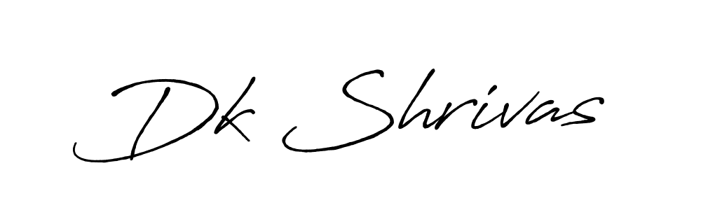 Design your own signature with our free online signature maker. With this signature software, you can create a handwritten (Antro_Vectra_Bolder) signature for name Dk Shrivas. Dk Shrivas signature style 7 images and pictures png