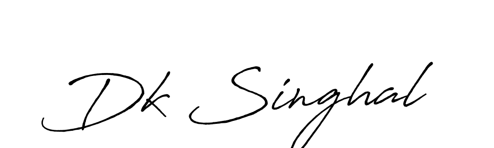 Also You can easily find your signature by using the search form. We will create Dk Singhal name handwritten signature images for you free of cost using Antro_Vectra_Bolder sign style. Dk Singhal signature style 7 images and pictures png