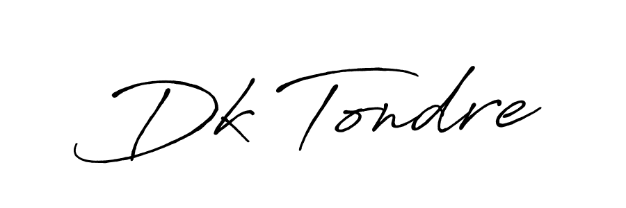 Also we have Dk Tondre name is the best signature style. Create professional handwritten signature collection using Antro_Vectra_Bolder autograph style. Dk Tondre signature style 7 images and pictures png