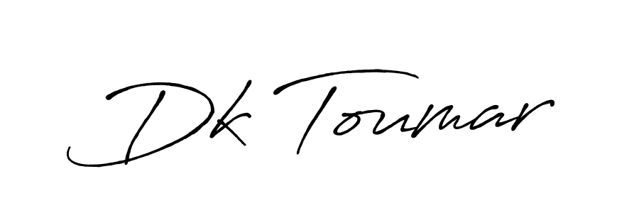 Also we have Dk Toumar name is the best signature style. Create professional handwritten signature collection using Antro_Vectra_Bolder autograph style. Dk Toumar signature style 7 images and pictures png