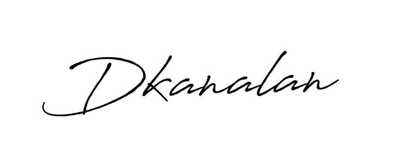 Design your own signature with our free online signature maker. With this signature software, you can create a handwritten (Antro_Vectra_Bolder) signature for name Dkanalan. Dkanalan signature style 7 images and pictures png