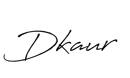 Make a beautiful signature design for name Dkaur. With this signature (Antro_Vectra_Bolder) style, you can create a handwritten signature for free. Dkaur signature style 7 images and pictures png