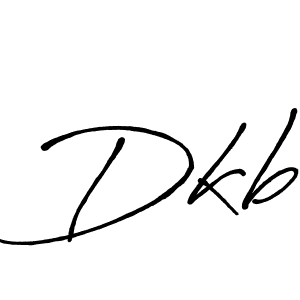 Design your own signature with our free online signature maker. With this signature software, you can create a handwritten (Antro_Vectra_Bolder) signature for name Dkb. Dkb signature style 7 images and pictures png