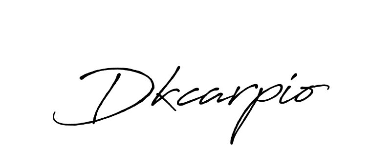 Use a signature maker to create a handwritten signature online. With this signature software, you can design (Antro_Vectra_Bolder) your own signature for name Dkcarpio. Dkcarpio signature style 7 images and pictures png
