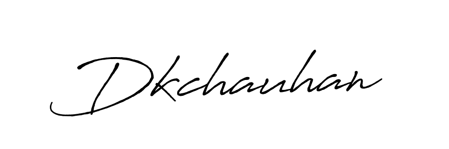 Create a beautiful signature design for name Dkchauhan. With this signature (Antro_Vectra_Bolder) fonts, you can make a handwritten signature for free. Dkchauhan signature style 7 images and pictures png