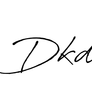 Design your own signature with our free online signature maker. With this signature software, you can create a handwritten (Antro_Vectra_Bolder) signature for name Dkd. Dkd signature style 7 images and pictures png